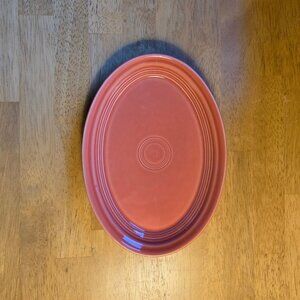 Fiestaware Small Oval Platter in Persimmon